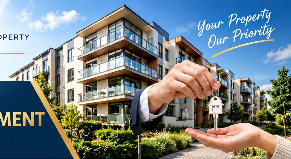 Modern residential apartments and a property handover